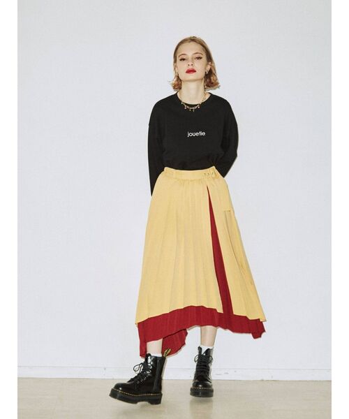 jouetie（ジュエティ）の「バイカラープリーツスカート