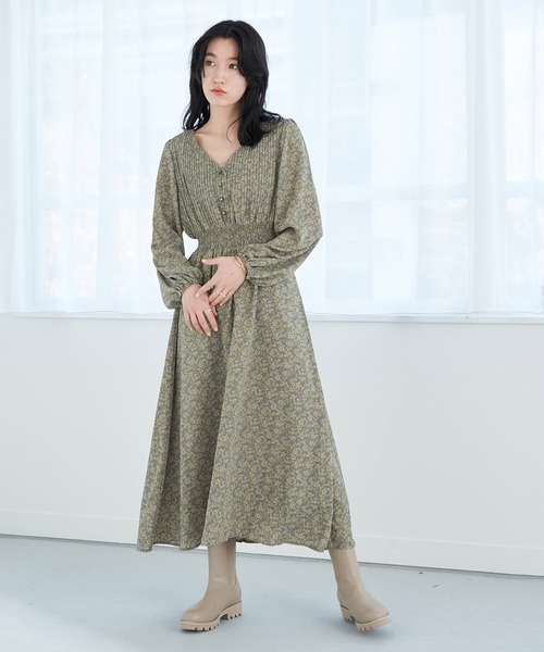 セール フラワープリーツワンピース ワンピース Earth Music Ecology アースミュージックアンドエコロジー のファッション通販 Zozotown