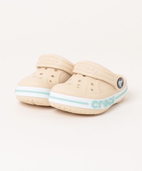 crocs(クロックス)の「クロックス crocs バヤバンド クロッグ トドラー Bayaband Clog T(サンダル・キッズ・ネイビー/ライトブルー/グレー/ブラック/ピンク/アーミー/ホワイト系その他・15.5cm/17.5cm/15cm/16.5cm/14cm)」の2枚目の写真
