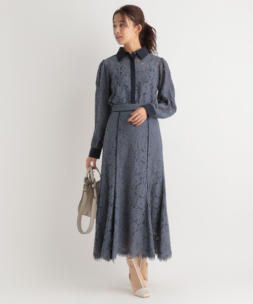 Andemiu（アンデミュウ）の「レースブラウス265696（シャツ/ブラウス・レディース・アイボリー/ブルー/ネイビー/ピンク・FREE）」の11枚目の写真