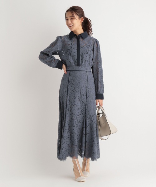 Andemiu（アンデミュウ）の「レースブラウス265696（シャツ/ブラウス・レディース・アイボリー/ブルー/ネイビー/ピンク・FREE）」の12枚目の写真