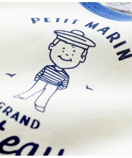 PETIT BATEAU（プチバトー）の「プリント半袖Ｔシャツ（Tシャツ/カットソー・キッズ・オフホワイト・2-3YEAR/12MONTH/18MONTH/24MONTH）」の5枚目の写真