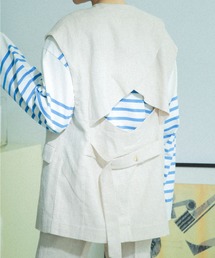 ROSE BUD | バックオープンベスト(ベスト)