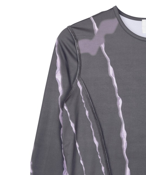 VIAVANDA（ヴィアヴァンダ）の「Hazy Tight Tops（その他トップス・レディース・グレー/ブラウン・FREE）」の6枚目の写真