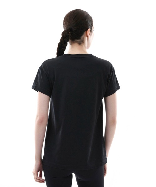NEW BALANCE(ニューバランス)の「Relentless ノベルティクルーショートスリーブTシャツ(Tシャツ/カットソー・レディース・ライトブルー/スモークピンク/ブラック×ホワイト/イエロー系・X-LARGE/LARGE/MEDIUM/SMALL)」の10枚目の写真