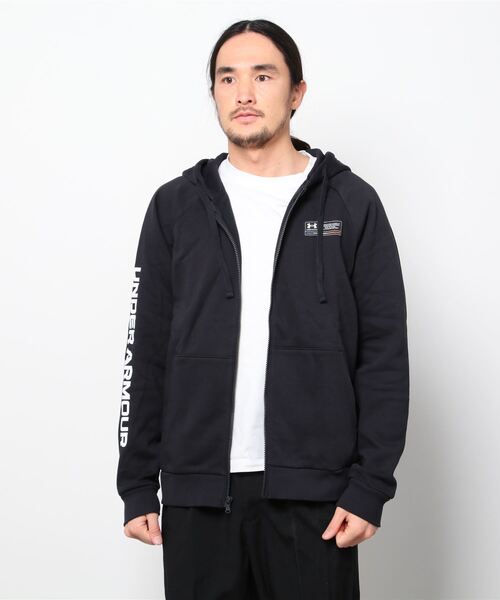 UNDER ARMOUR(アンダーアーマー)の「UAライバルフリース フルジップ フーディー(トレーニング/メンズ)(スウェット・メンズ・ブラック・3XL/XXL/M/S/XL/L)」の5枚目の写真