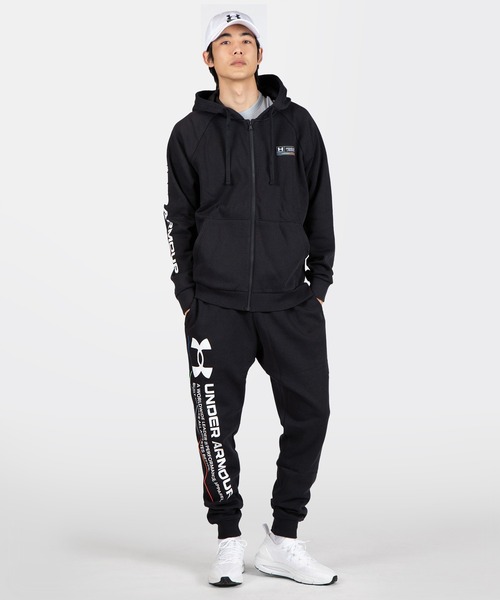 UNDER ARMOUR(アンダーアーマー)の「UAライバルフリース フルジップ フーディー(トレーニング/メンズ)(スウェット・メンズ・ブラック・3XL/XXL/M/S/XL/L)」の3枚目の写真