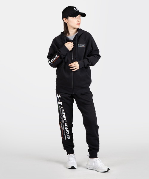 UNDER ARMOUR(アンダーアーマー)の「UAライバルフリース フルジップ フーディー(トレーニング/メンズ)(スウェット・メンズ・ブラック・3XL/XXL/M/S/XL/L)」の4枚目の写真