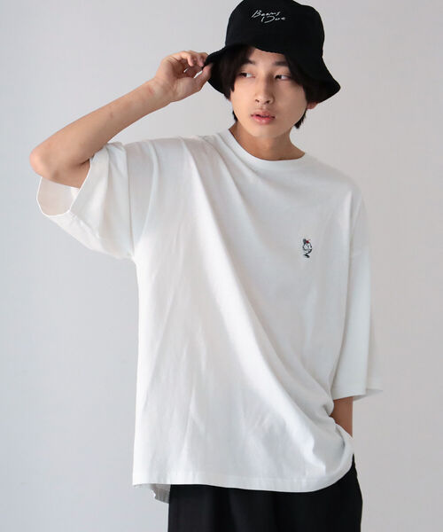 BeAMS DOT（ビームスドット）の「【WEB限定】BeAMS DOT / アイスクリーム プリントTシャツ（Tシャツ/カットソー・メンズ・ブルー/グリーン・MEDIUM/LARGE）」の7枚目の写真
