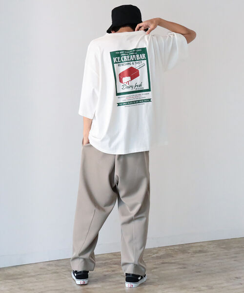 BeAMS DOT（ビームスドット）の「【WEB限定】BeAMS DOT / アイスクリーム プリントTシャツ（Tシャツ/カットソー・メンズ・ブルー/グリーン・MEDIUM/LARGE）」の13枚目の写真