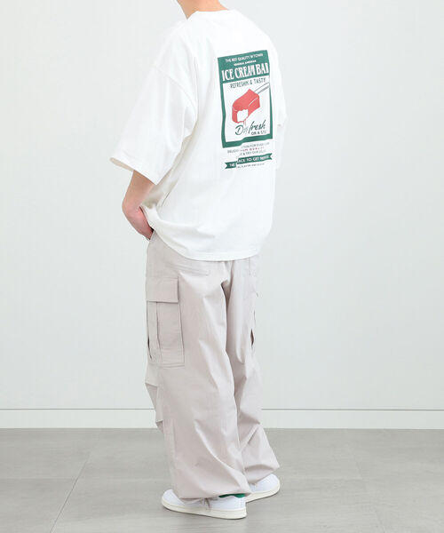BeAMS DOT（ビームスドット）の「【WEB限定】BeAMS DOT / アイスクリーム プリントTシャツ（Tシャツ/カットソー・メンズ・ブルー/グリーン・MEDIUM/LARGE）」の21枚目の写真
