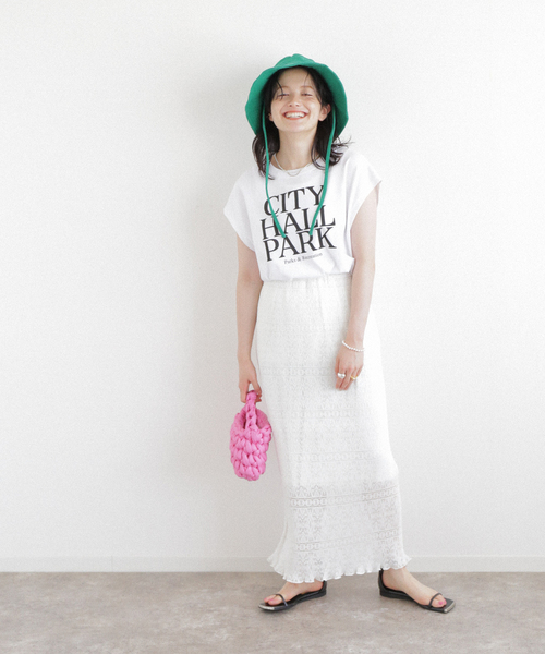 Simplicite（サンプリシテ）の「レース チビプリーツスカート◆（スカート・レディース・ホワイト/ブラック/パープル・FREE）」の4枚目の写真