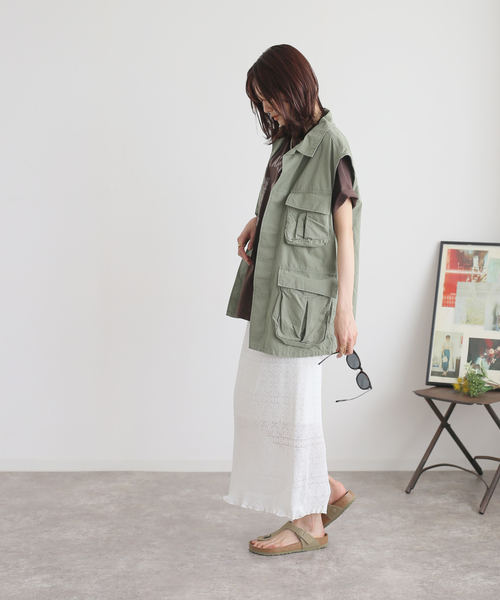 Simplicite（サンプリシテ）の「レース チビプリーツスカート◆（スカート・レディース・ホワイト/ブラック/パープル・FREE）」の11枚目の写真