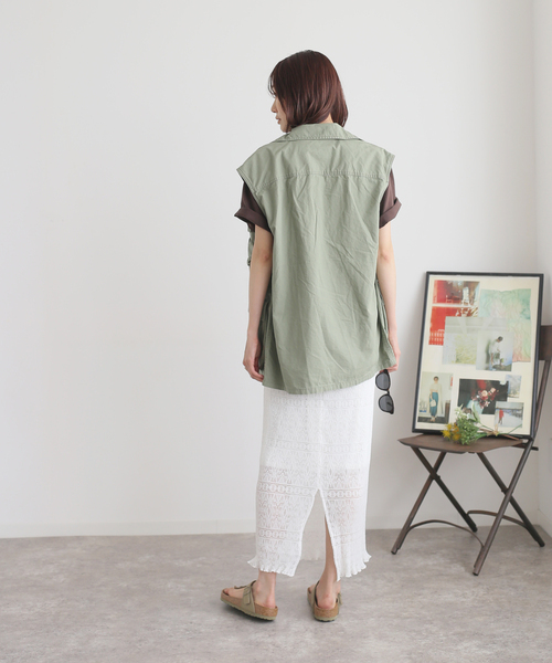 Simplicite（サンプリシテ）の「レース チビプリーツスカート◆（スカート・レディース・ホワイト/ブラック/パープル・FREE）」の12枚目の写真