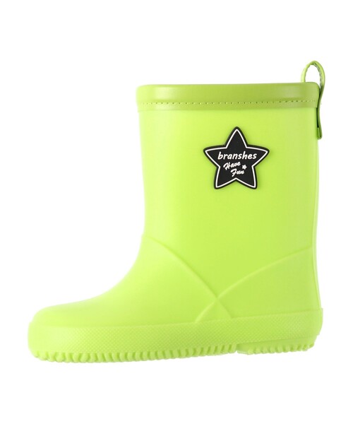 BRANSHES（ブランシェス）の「星ワッペン付きレインブーツ（レインシューズ・キッズ・ブラック/ライム/サックスブルー・14.0cm/19.0cm/18.0cm/17.0cm/16.0cm/15.0cm）」の17枚目の写真
