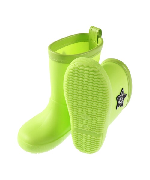 BRANSHES（ブランシェス）の「星ワッペン付きレインブーツ（レインシューズ・キッズ・ブラック/ライム/サックスブルー・14.0cm/19.0cm/18.0cm/17.0cm/16.0cm/15.0cm）」の19枚目の写真