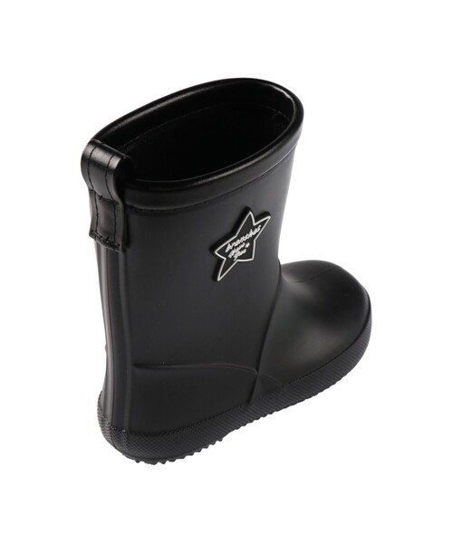 BRANSHES（ブランシェス）の「星ワッペン付きレインブーツ（レインシューズ・キッズ・ブラック/ライム/サックスブルー・14.0cm/19.0cm/18.0cm/17.0cm/16.0cm/15.0cm）」の14枚目の写真