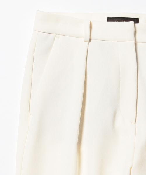 Demi-Luxe BEAMS（デミルクス ビームス）の「【BAILA 11月号掲載】Demi-Luxe BEAMS / トリアセボックスヘムパンツ（その他パンツ・レディース・ホワイト/ブラック/ネイビー・38/40/36）」の12枚目の写真
