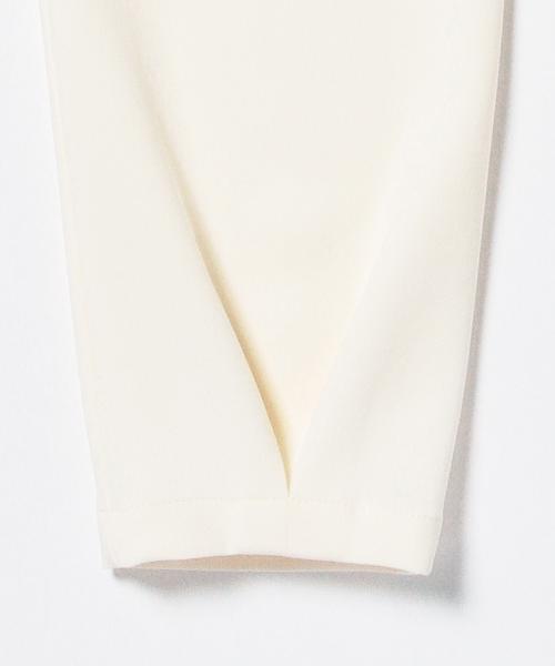 Demi-Luxe BEAMS（デミルクス ビームス）の「【BAILA 11月号掲載】Demi-Luxe BEAMS / トリアセボックスヘムパンツ（その他パンツ・レディース・ホワイト/ブラック/ネイビー・38/40/36）」の4枚目の写真