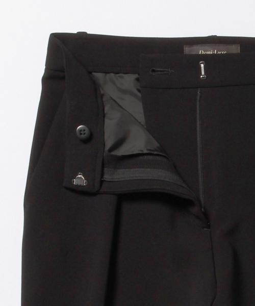 Demi-Luxe BEAMS（デミルクス ビームス）の「【BAILA 11月号掲載】Demi-Luxe BEAMS / トリアセボックスヘムパンツ（その他パンツ・レディース・ホワイト/ブラック/ネイビー・38/40/36）」の6枚目の写真