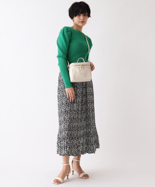 OPAQUE.CLIP（オペークドットクリップ）の「◆スクエアフォルムバニティバッグ（ショルダーバッグ・レディース・ホワイト/ブラック系2/レッド系1・00）」の8枚目の写真