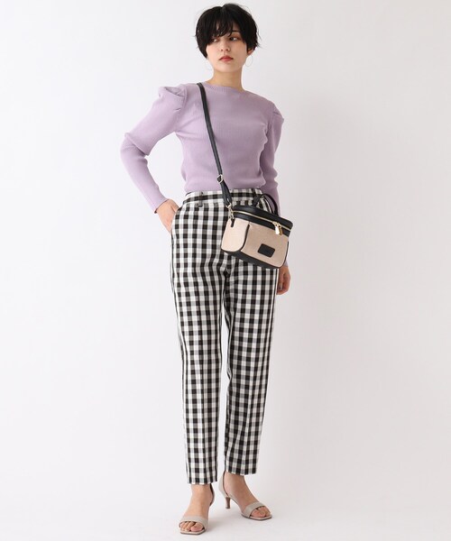 OPAQUE.CLIP（オペークドットクリップ）の「◆スクエアフォルムバニティバッグ（ショルダーバッグ・レディース・ホワイト/ブラック系2/レッド系1・00）」の19枚目の写真