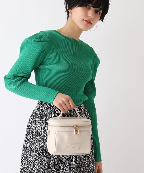 OPAQUE.CLIP（オペークドットクリップ）の「◆スクエアフォルムバニティバッグ（ショルダーバッグ・レディース・ホワイト/ブラック系2/レッド系1・00）」の21枚目の写真