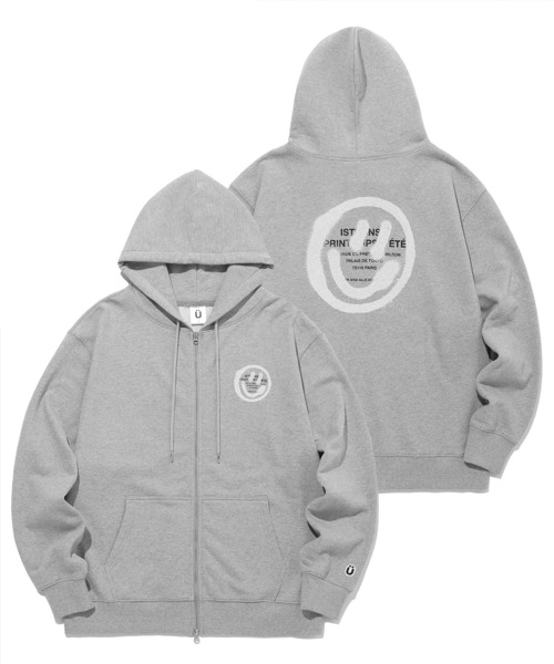 さらに100円引き◆ISTKUNST◆LOGO&SMILEY HOOD ZIP UP Welcome to joyful online shopping!