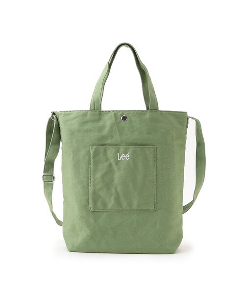 DRESKIP(ドレスキップ)の「◆【Lee別注】2WAY帆布ト-ト(トートバッグ・レディース・カーキ/アイボリー/ブラック/チャコールグレー・00)」の6枚目の写真