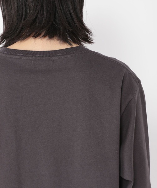 studio CLIP（スタディオクリップ）の「ロゴプリントTシャツ（Tシャツ/カットソー・レディース・スモーク/カーキ/ネイビー/オフホワイト・FREE）」の16枚目の写真