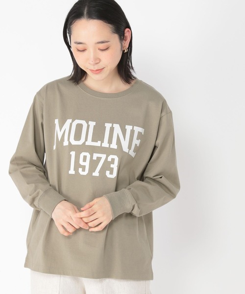 studio CLIP（スタディオクリップ）の「ロゴプリントTシャツ（Tシャツ/カットソー・レディース・スモーク/カーキ/ネイビー/オフホワイト・FREE）」の22枚目の写真