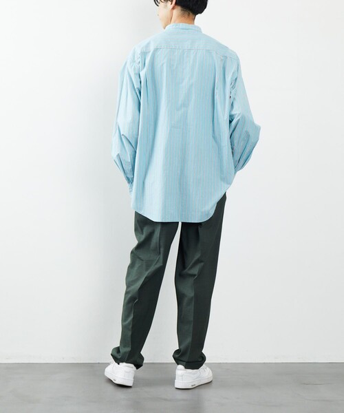 FREAK'S STORE（フリークスストア）の「FREAK'S STORE/フリークス ストア リネンタッチ パンツ/T-LINENLIKE PT（その他パンツ・メンズ・ブラック/ベージュ/グリーン/グレイッシュベージュ・SMALL/MEDIUM/LARGE）」の20枚目の写真