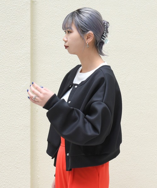 sango（sango）の「2WAYショートカーディガン（カーディガン/ボレロ・レディース・ブラック/ライトグリーン/アイボリー/グレイッシュベージュ・FREE）」の17枚目の写真