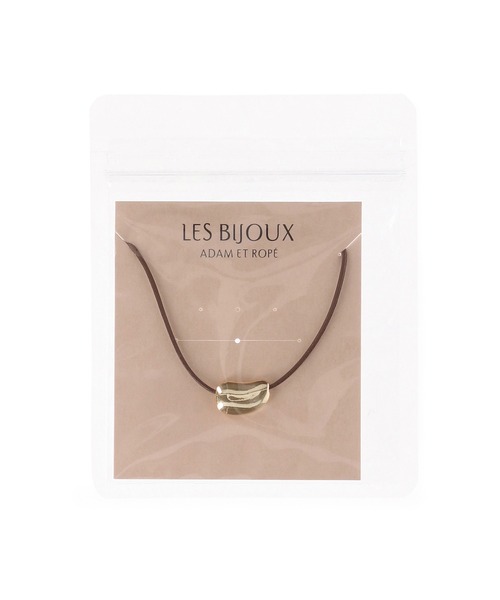 ADAM ET ROPE'（アダムエロペ）の「【LES BIJOUX】ビーンモチーフチョーカー（ネックレス・レディース・ゴールド/シルバー・FREE）」の10枚目の写真