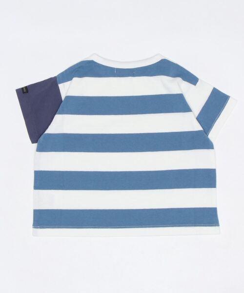 quoti use fith(クゥオティ ユース フィス)の「コットンボーダー 半袖 Tシャツ(Tシャツ/カットソー・キッズ・イエロー/ブラウン/ブルー・80/110/130/100/120/90)」の4枚目の写真