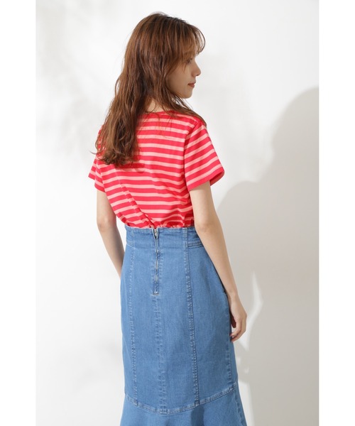 JILL STUART(ジルスチュアート)の「◆コンビボーダーカットソー(Tシャツ/カットソー・レディース・レッド/グリーン・FREE)」の14枚目の写真