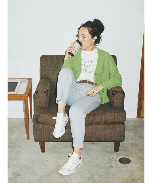 CONVERSE ALL STAR（コンバースオールスター）の「CONVERSE×earth ALLSTAR 100 OX（スニーカー・レディース・ホワイト/インディゴブルー・22.5cm/23cm/23.5cm/24cm/24.5cm）」の19枚目の写真