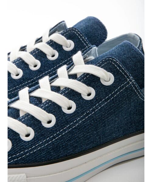 CONVERSE ALL STAR（コンバースオールスター）の「CONVERSE×earth ALLSTAR 100 OX（スニーカー・レディース・ホワイト/インディゴブルー・22.5cm/23cm/23.5cm/24cm/24.5cm）」の21枚目の写真