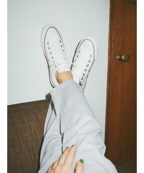 CONVERSE ALL STAR（コンバースオールスター）の「CONVERSE×earth ALLSTAR 100 OX（スニーカー・レディース・ホワイト/インディゴブルー・22.5cm/23cm/23.5cm/24cm/24.5cm）」の15枚目の写真