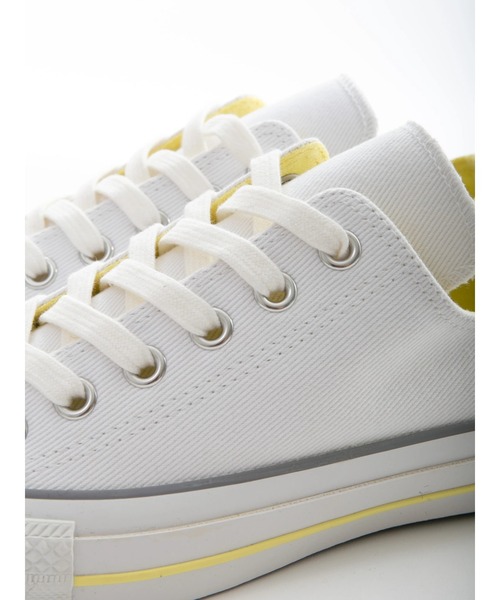 CONVERSE ALL STAR（コンバースオールスター）の「CONVERSE×earth ALLSTAR 100 OX（スニーカー・レディース・ホワイト/インディゴブルー・22.5cm/23cm/23.5cm/24cm/24.5cm）」の10枚目の写真