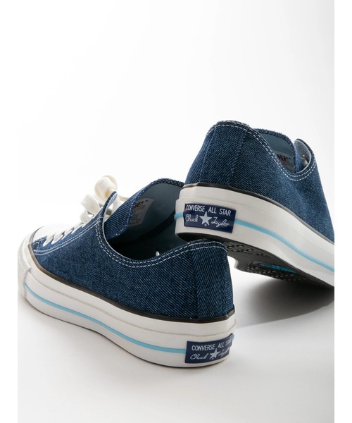 CONVERSE ALL STAR（コンバースオールスター）の「CONVERSE×earth ALLSTAR 100 OX（スニーカー・レディース・ホワイト/インディゴブルー・22.5cm/23cm/23.5cm/24cm/24.5cm）」の11枚目の写真