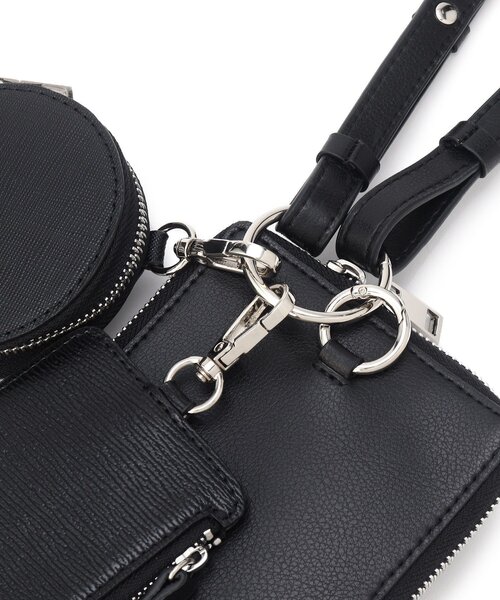 tk.TAKEO KIKUCHI（ティーケータケオキクチ）の「◆マルチチャームバッグ（ショルダーバッグ・メンズ・ベージュ系4/ブラック系4/ブラック・00）」の8枚目の写真