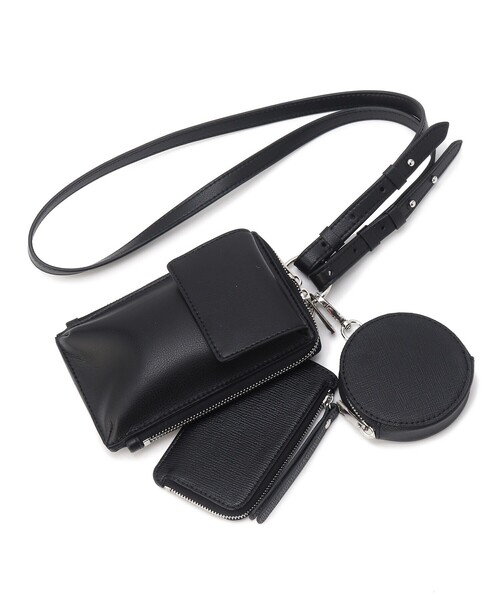 tk.TAKEO KIKUCHI（ティーケータケオキクチ）の「◆マルチチャームバッグ（ショルダーバッグ・メンズ・ベージュ系4/ブラック系4/ブラック・00）」の11枚目の写真