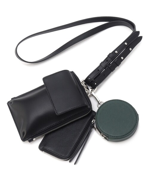 tk.TAKEO KIKUCHI（ティーケータケオキクチ）の「◆マルチチャームバッグ（ショルダーバッグ・メンズ・ベージュ系4/ブラック系4/ブラック・00）」の12枚目の写真