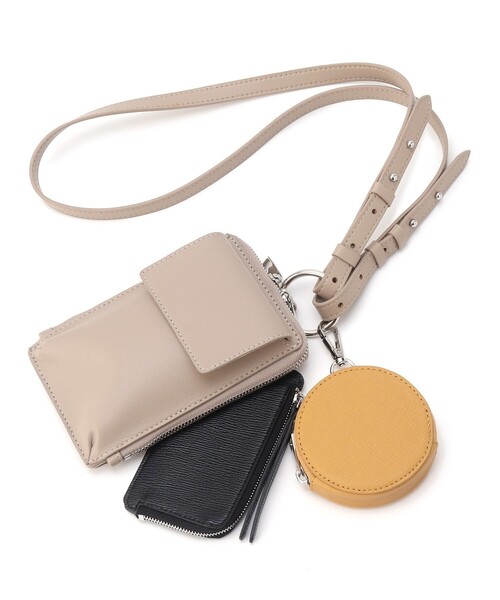 tk.TAKEO KIKUCHI（ティーケータケオキクチ）の「◆マルチチャームバッグ（ショルダーバッグ・メンズ・ベージュ系4/ブラック系4/ブラック・00）」の13枚目の写真