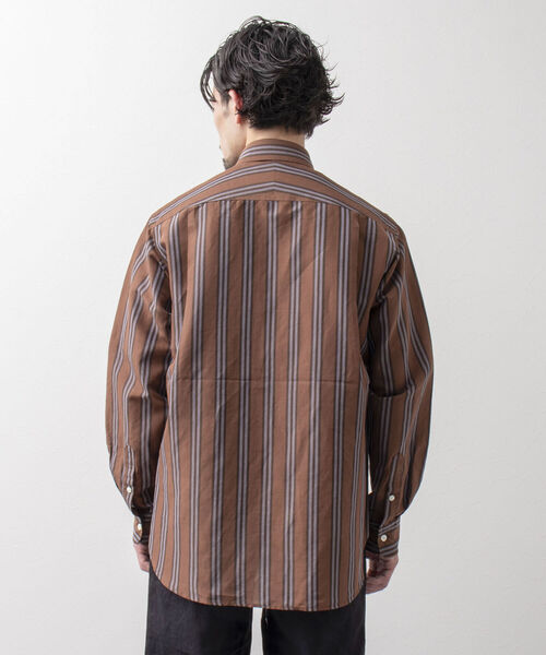 NOLLEY'S goodman(ノーリーズグッドマン)の「リネンブレンド ビッグシルエット シャツ(シャツ/ブラウス・メンズ・ブラック/ブラウン/ベージュ/ブルー系その他7・M/L)」の21枚目の写真