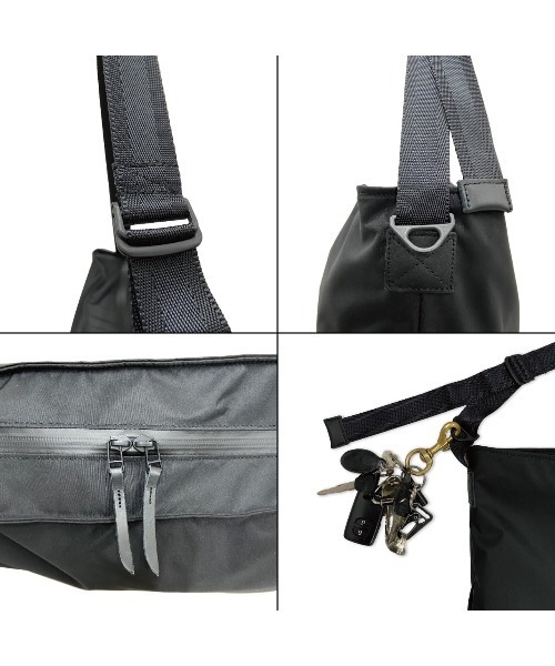 And A(アンドエー)の「LIVERAL リヴェラル / UKIE ウキエ クロスバッグ ショルダーバッグ ビッグバッグ / L4014(ショルダーバッグ・メンズ・ブラック・FREE)」の11枚目の写真