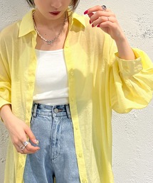 カラーシアーシャツ【ZOZOTOWN限定アイテム】