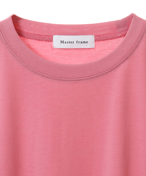 MASTER FRAME(マスターフレーム )の「ハイゲージ天竺カットソー(Tシャツ/カットソー・メンズ・ピンク/ターコイズブルー/オレンジ/マルチ・2/4/3)」の10枚目の写真