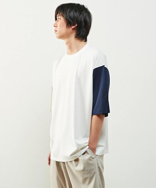 MASTER FRAME(マスターフレーム )の「ハイゲージ天竺カットソー(Tシャツ/カットソー・メンズ・ピンク/ターコイズブルー/オレンジ/マルチ・2/4/3)」の14枚目の写真